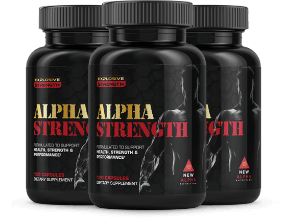 Alpha Strength 3 bottles
